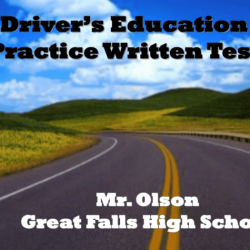 National driver training final exam