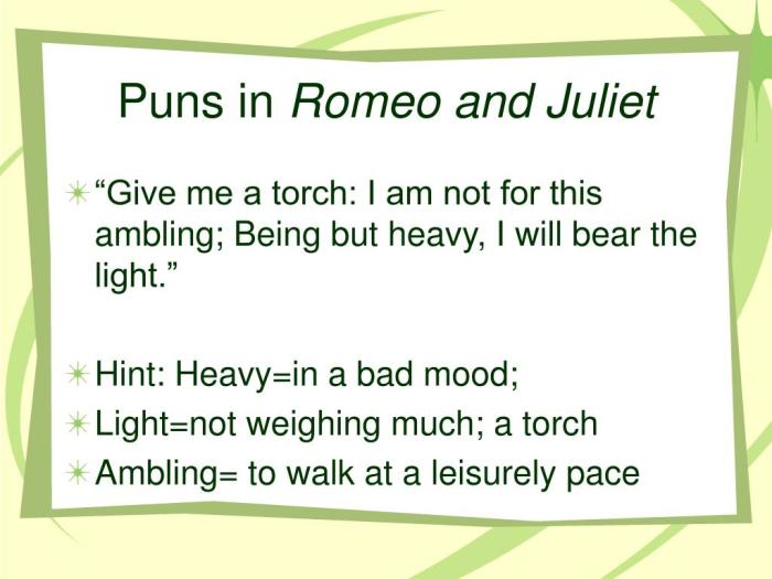 Juliet puns