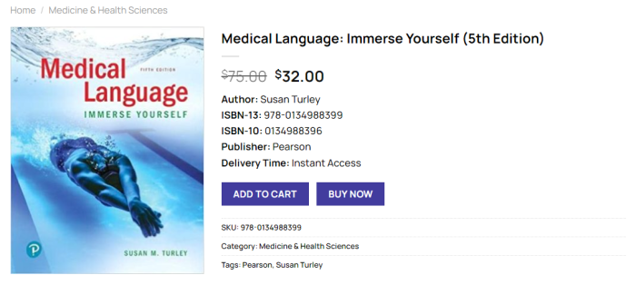 Medical language immerse yourself 5th edition pdf